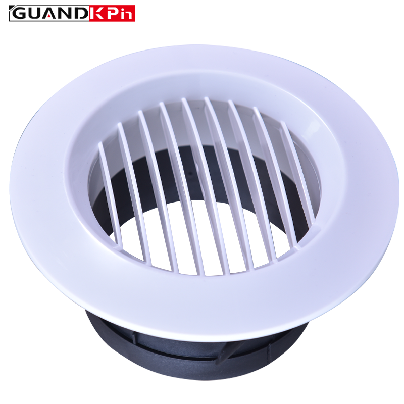 Round Single Deflection Air Vent Fresh Air Ceiling Grille