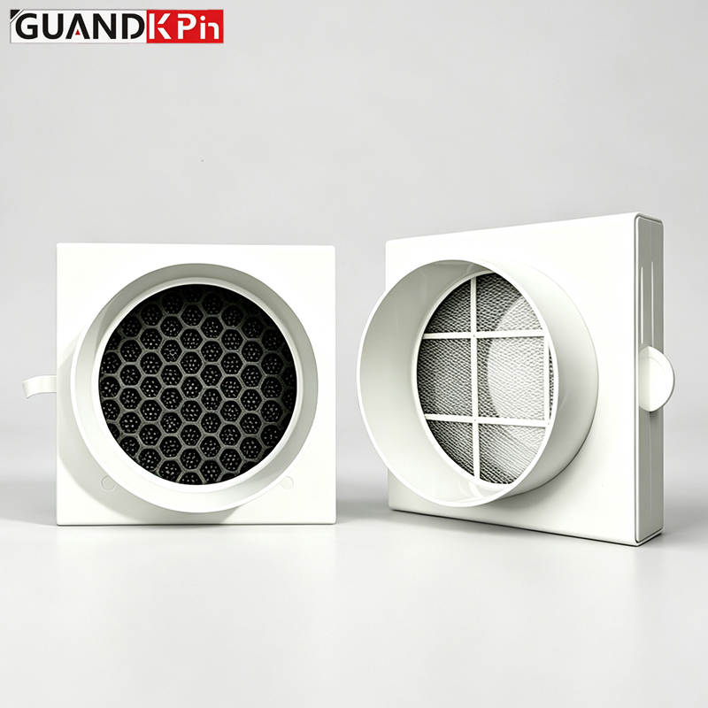Drawer Type Duct Mounted Activated Carbon Filter Box, Inline Air Filter for Fresh Air Ventilation System