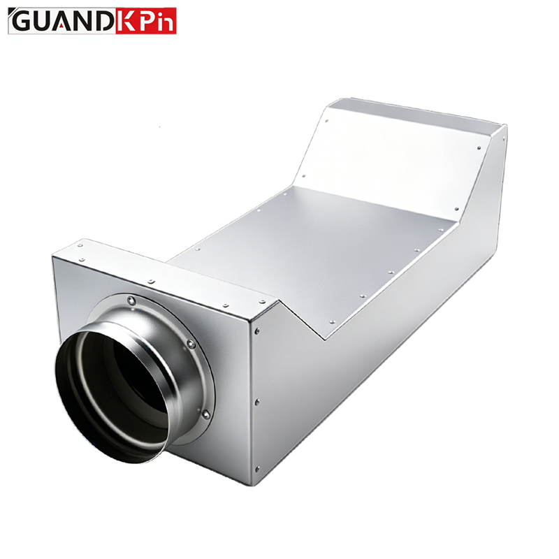 Custom Pipe Over-Beam Device, HVAC Duct Crossing Beam Connector for Fresh Air Ventilation System